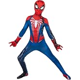 MARVEL Spider-Man Adv. Suit 2.0 Symbiote Takeover Youth Zentai Halloween Costume - Spandex, Invisible Zippers, Wrist Openings