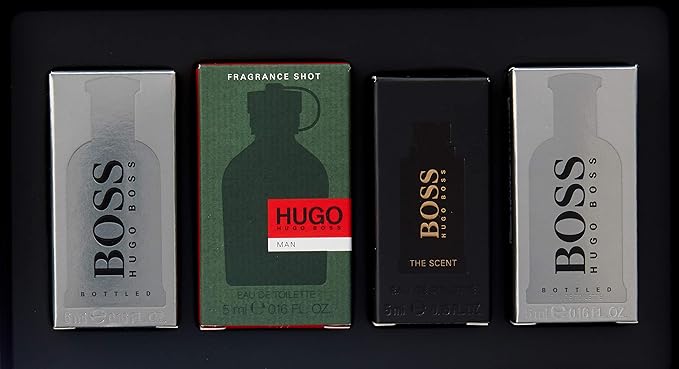 hugo boss miniature aftershave collection