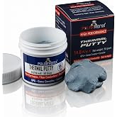 Polartronix Thermal Putty 14.8 W/m&middot;K &ndash; 50 Gram Jar &ndash; Made in USA &ndash; High-Performance Non-Conductive Gap Filler for Laptop, GPU, PS5, Series X, Series S VRAM, MOSFETs &amp; Coils &ndash; Reusable &amp; Durable