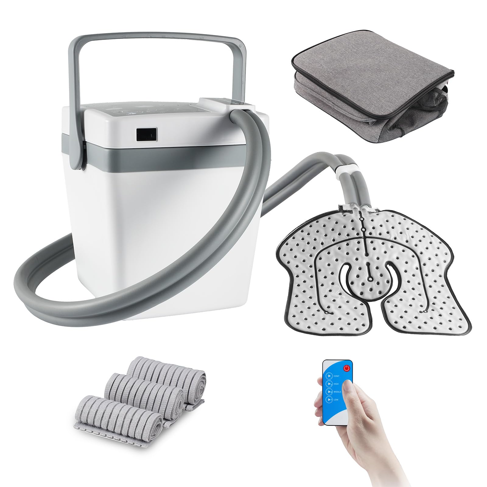 Photo 1 of YOUKADA Premium Portable Cold Therapy Machine with Carry Bag – 4 Modes for Knee, Shoulder & Joint Pain Relief – Ideal for Athletes, Post-Surgery Recovery & Chronic Pain