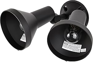 Nuvo SF77/495 Flood Outdoor Wall-Mounted Floodlight,2-Light, Dark Bronze