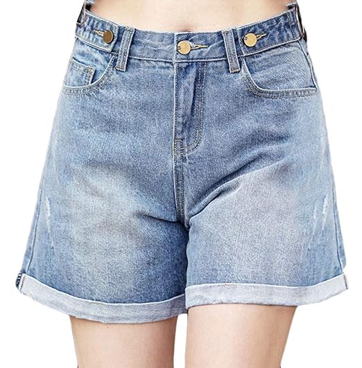 jean shorts loose around thighs