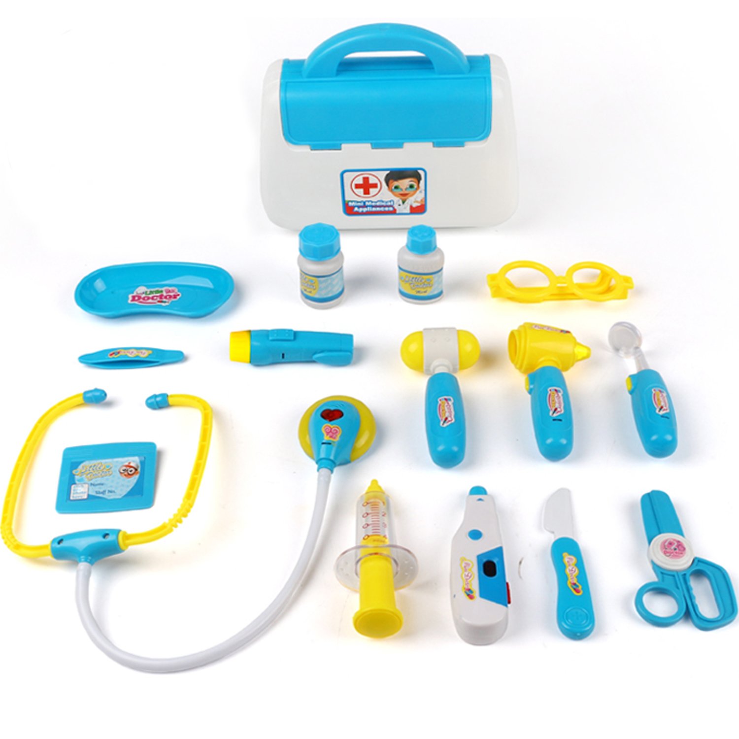 TurnRaise Cuadro Médico Conjunto Enfermera Médico Kit Parque Infantil para Niños Fingir