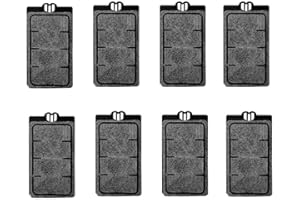 FRIRODSAY Aquarium Filter Fish Tank Filter for Turtle Tanks, Reptiles, Amphibians, Frog, Cichlids, Newt or Fish Tank Waterfall Flow Water Clean Pump (Cartridges-8PCS)