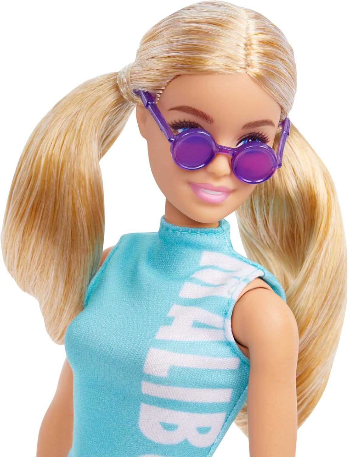 Barbie GRB50 Fashionista Doll-Malibu Top/Leggings, Multicolor, 12 inches - Image 4