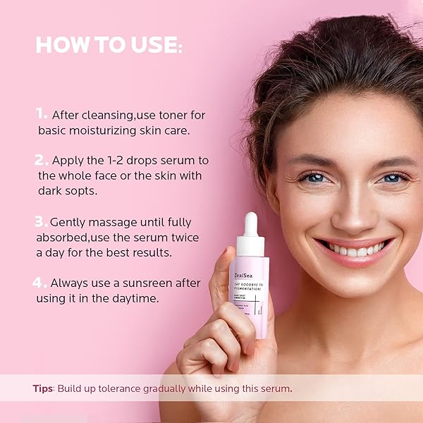 ZEALSEA DARK SPOT CORRECTOR SERUM,EFFECTIVE HYPERPIGMENTATION MELASMA TREATMENT, DARK SPOT REMOVER FOR FACE, GENTLE SKIN CARE FOR ACNE SPOT, BLEMISH SPOT, SUN SPOT, BRIGHTENING FACE SERUM FOR WOMEN