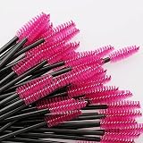 MIN-XL 50 Pcs Disposable Mascara Wands Black Multicolour Eyelash Brushes view 7