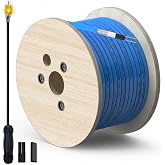 YeloDeer 100ft Cut to Length Heat Tape for Water Pipes Bulk Roll | Professional Self-Regulating (-40&deg;F), Wire Splitter &amp; End Cap, for Mobile Homes, Electricians &amp; Installers, 5W/ft