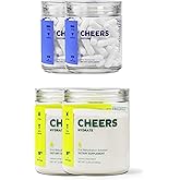 Cheers Classic Combo | Restore + Hydrate | Rehydrate & Feel Better After Drinking | DHM, L-Cysteine, B-Vitamins, Electrolytes | 12 Doses Each | Liver Support | Electrolyte Supplements