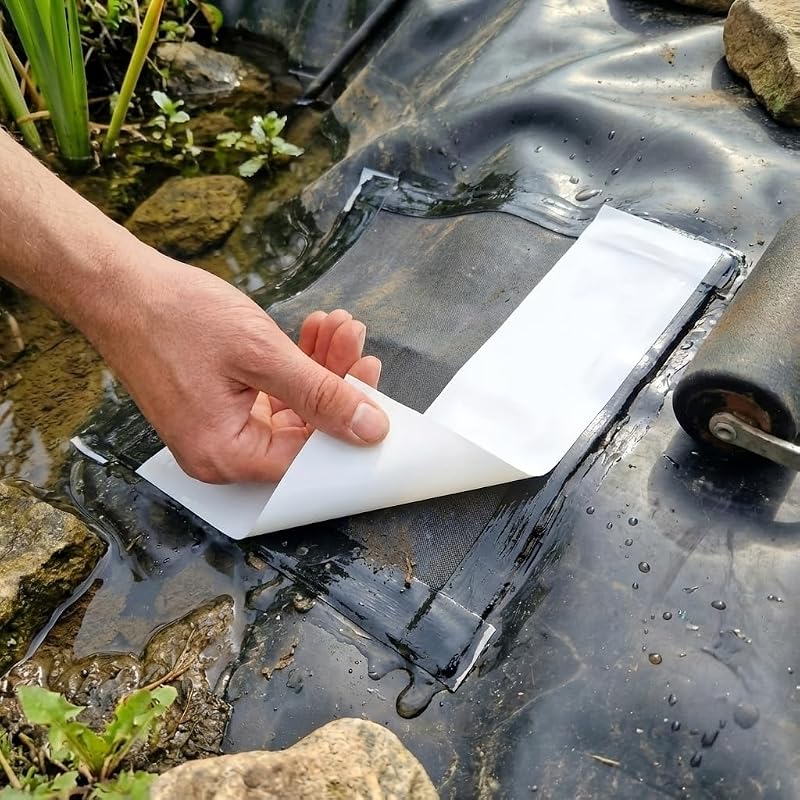 Love Aquatics Pond Repair Kit with Butyl Tape and Rubber Liner