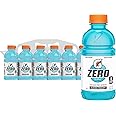 Gatorade Thirst Quencher Zero Sugar Sports Drink, Glacier Freeze, 12oz Bottles, 12 Pack, Electrolytes for Rehydration