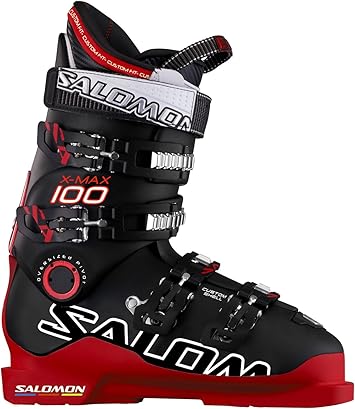 Amazon Salomon 14 メンズ X Max 100 スキーブーツ 29 5 ブラック レッド Salomon サロモン ブーツ
