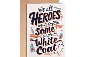 Thank You Card for Doctor - Dr Appreciation - Thank You Cards for Doctor's Day or Nurse Day - White Coat Ceremony or Doctor G