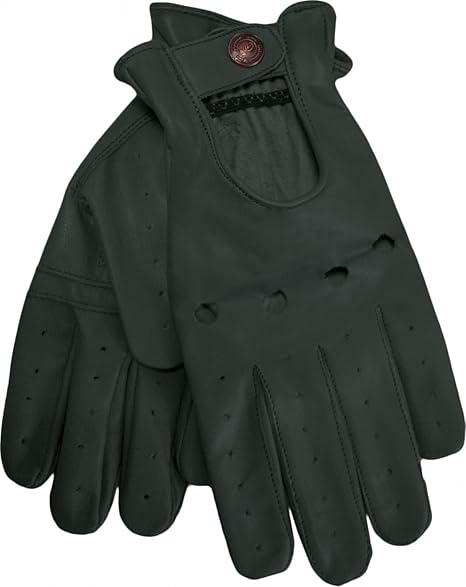 German Wear, Herren Driving Autofahrer-Handschuhe Lederhandschuhe