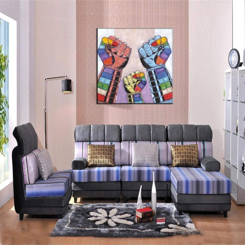 YB Decoración de la Sala Pintura Medio Pintada a Mano Pintura al óleo