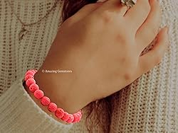 Red Lava Bracelet for Women Men's Gifts