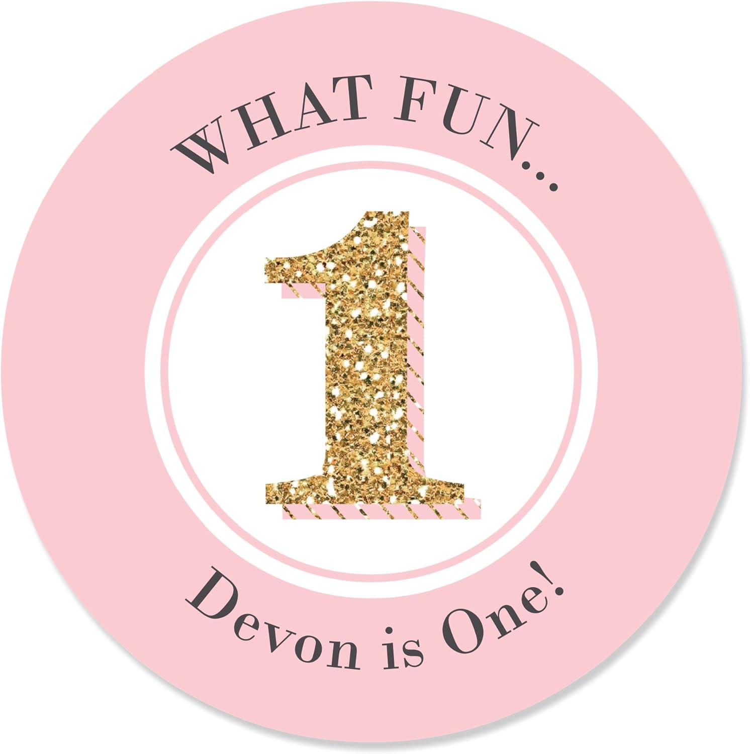 personalised 1st birthday party favors