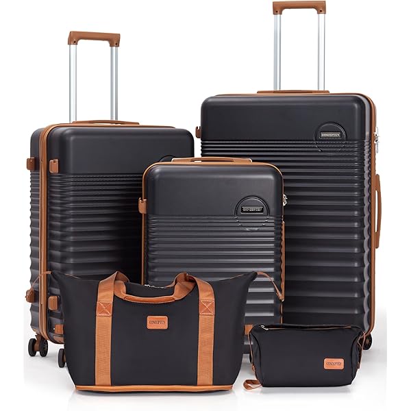 Ｙ.A:Raison D'Etre ５点セット Amazon.com | CONCEPTEN Luggage Sets 5 Piece, Suitcases With Wheels