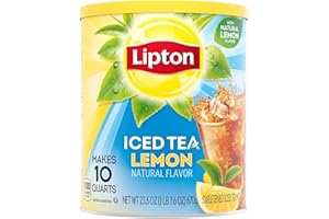 Lipton Lemon Iced Tea Mix, Sweetened, Makes 10 Quarts