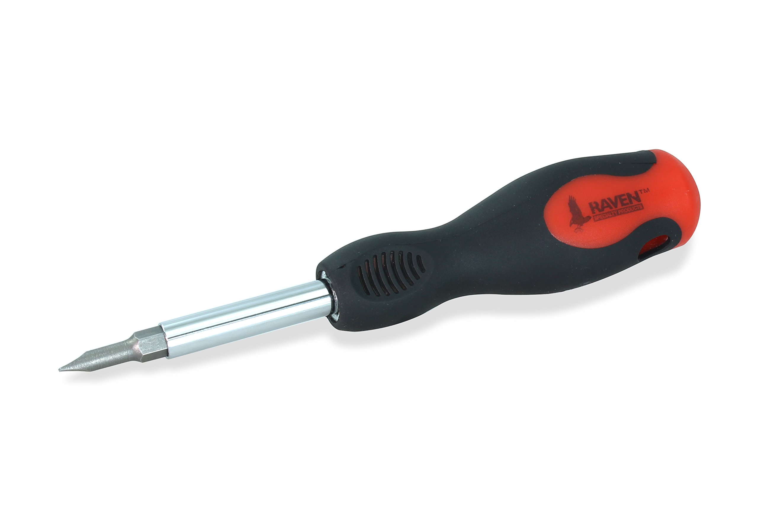 Raven SCREW616 Screwdriver 6 in 1 Multipurpose Screw Drivers Tool, BlackOrange