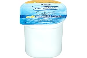 Thick & Easy Clear Hydrolyte Thickened Water Honey Consistency Lemon 4 Ounce (Pack of 24)