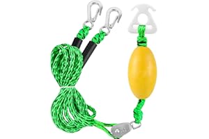 JRANTER Watersports Heavy Duty Tow Harness with D Rings,Boat Tow Harness for Towing Towable Tube, Water Ski, Wakeboard