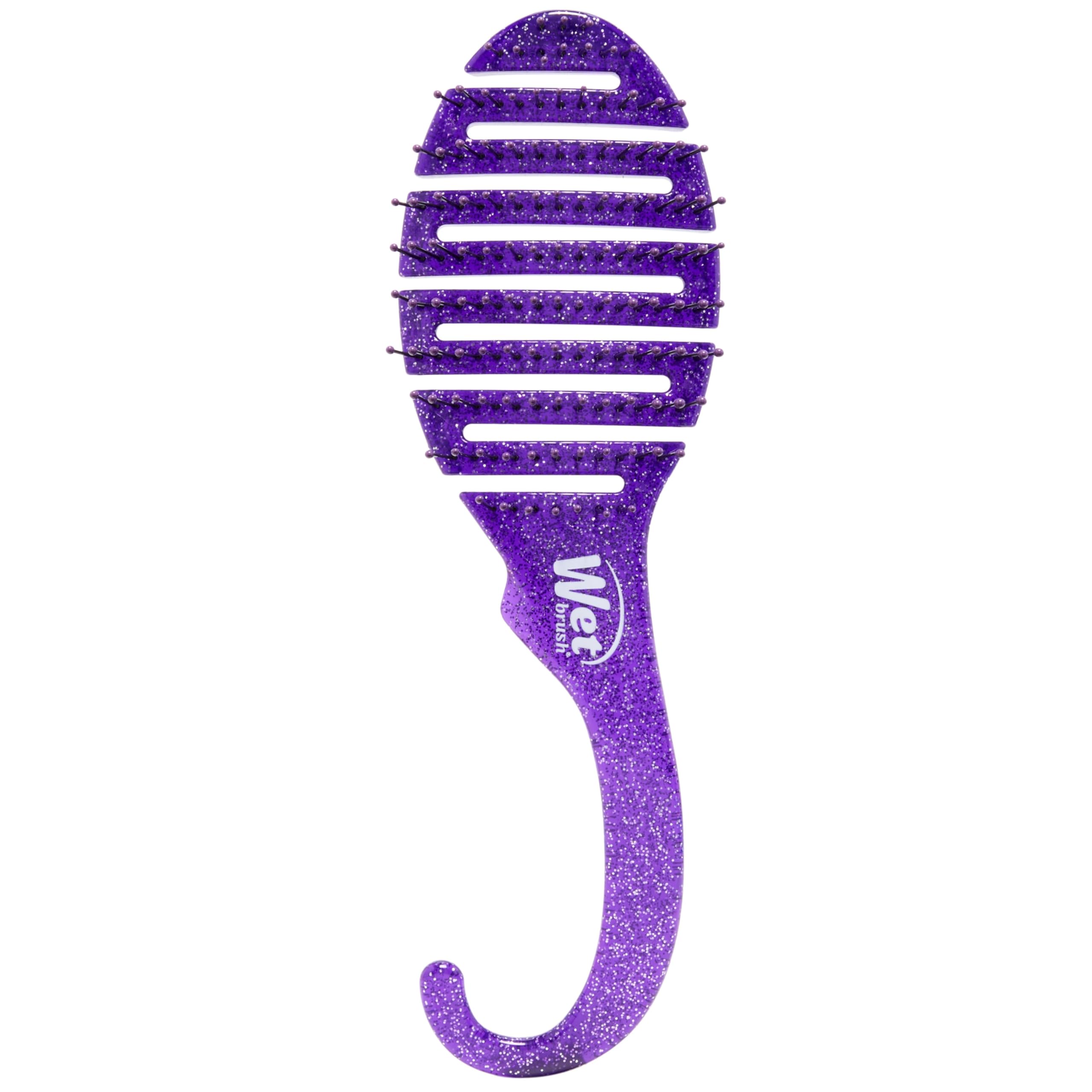 Wet Brush Shower Detangler Brush - Purple Glitter By For Unisex - 1 Pc Hair Brush