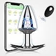 DANKIS Vibrating Butt Plug, Prostate Massagers with App & Remote Control Anal Sex Toys, 9 Vibration Modes Anal Plug Sex Toys 