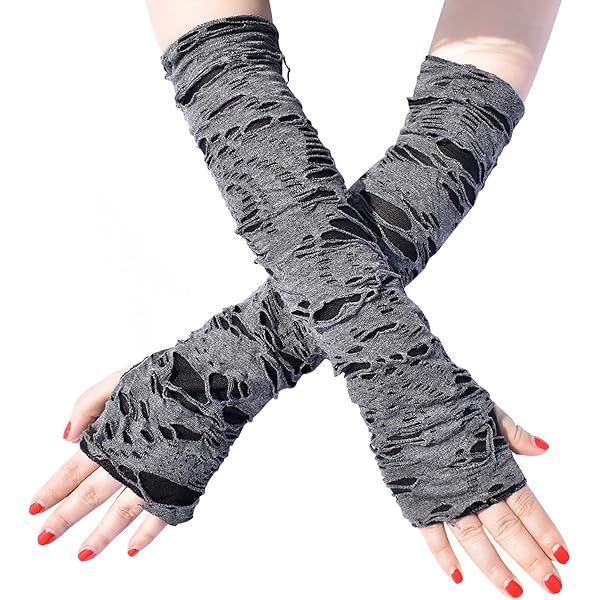 Guantes De Encaje Negro Con Plumas Para Mujer - Sin Dedos, Para Fiestas, Cosplay Y Eventos