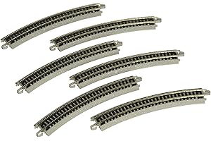 Bachmann Industries 11.25" Radius Curved Track (6/Card) - N Scale