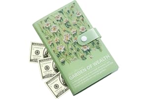 Envelope Savings Challenge Book, Portable 100 Days Savings Challenge Book, 3D Oil Painting with Organizers, Finance Organizer