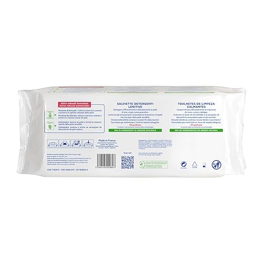 mustela soothing cleansing wipes