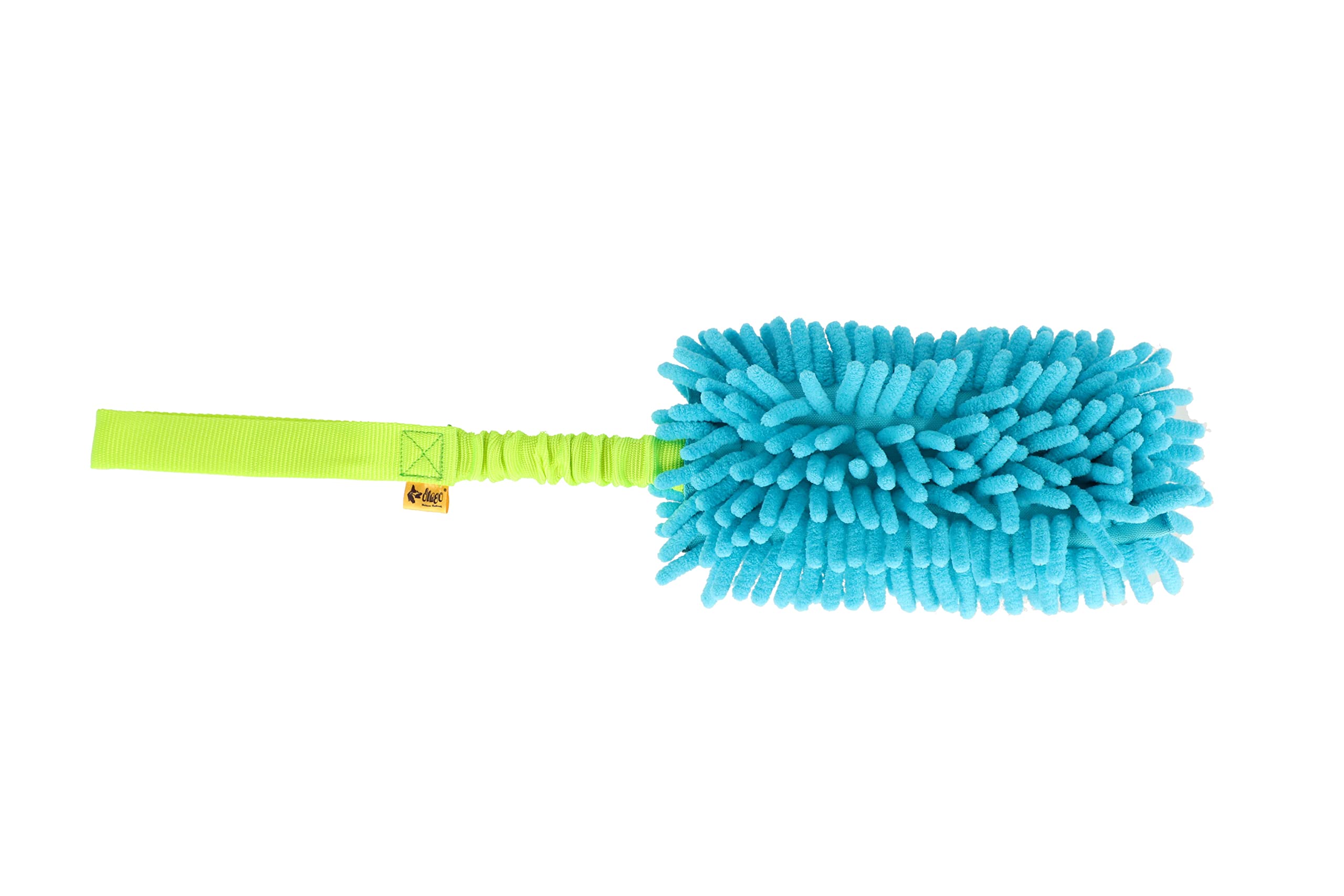 Dingo Waldemar Rutkowski Tug Toy for Dogs - Hand Sewn Microfibre & Polypropylene Dog Chaser for Training, Agility, Tug of War, Fetch, Obedience and Play, Assorted Colours (Bungee handle)