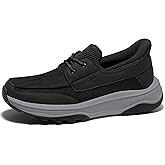 Coostar Mens Orthopedic Slip On Shoes with Arch Support Hands Free Loafers Casual Comfortable Walking Shoe