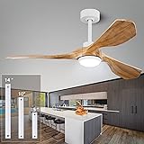 Ceiling Fans with Lights and Remote,52 Inch Unique