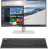 Arteck 2.4G Wireless Keyboard Stainless Steel Ultra Slim Full Size USB Receiver view 7