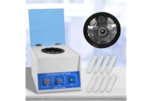 Dawot 50ml x 8 Desktop Lab Centrifuge Machine 4000rpm Electric Centrifuga Machine w/Timer & Speed Control Centrifugadora De Plasma for Plasma PRP Blood PRP, 110V 60Hz