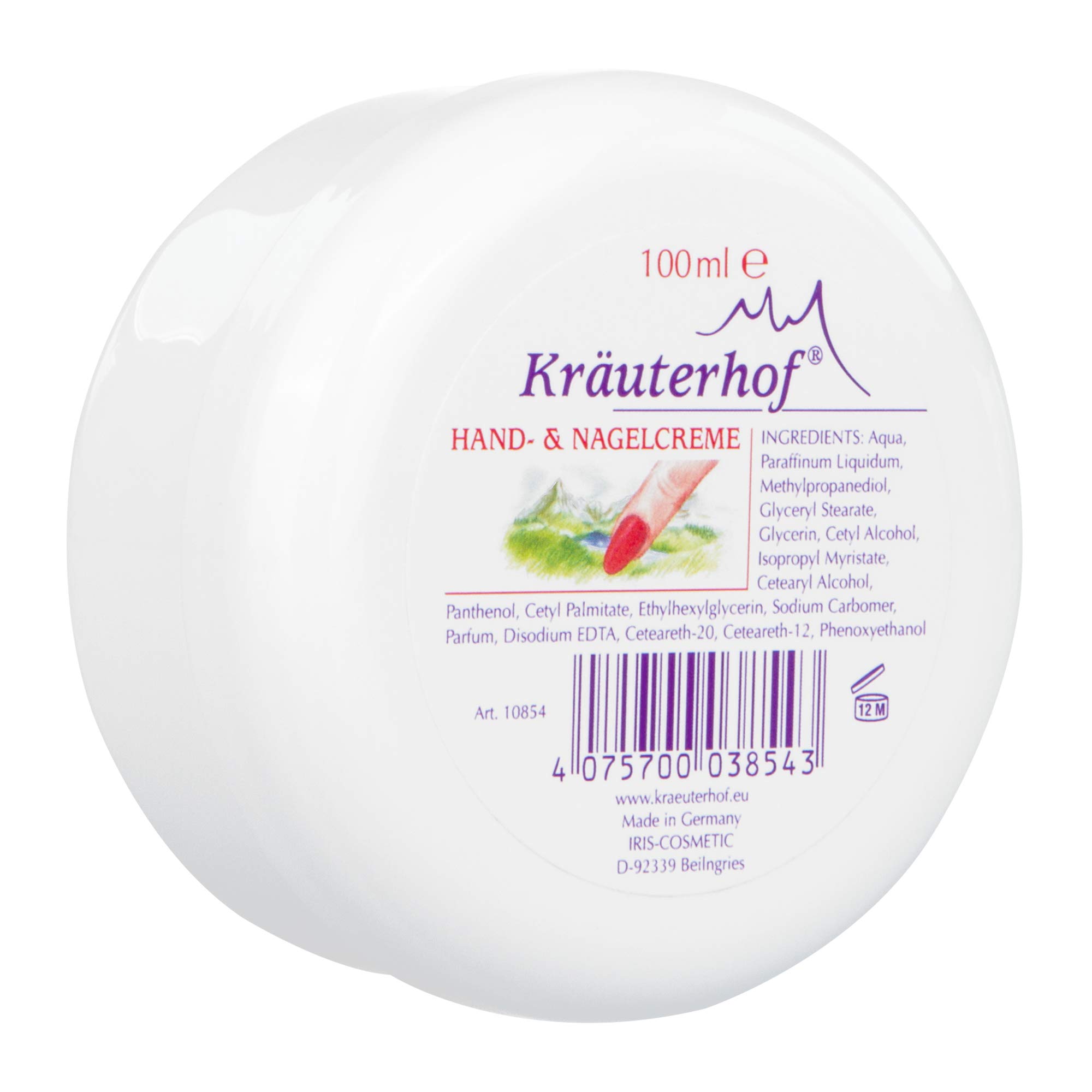 Kräuterhof Hand and Nail Cream 100 ml Tin