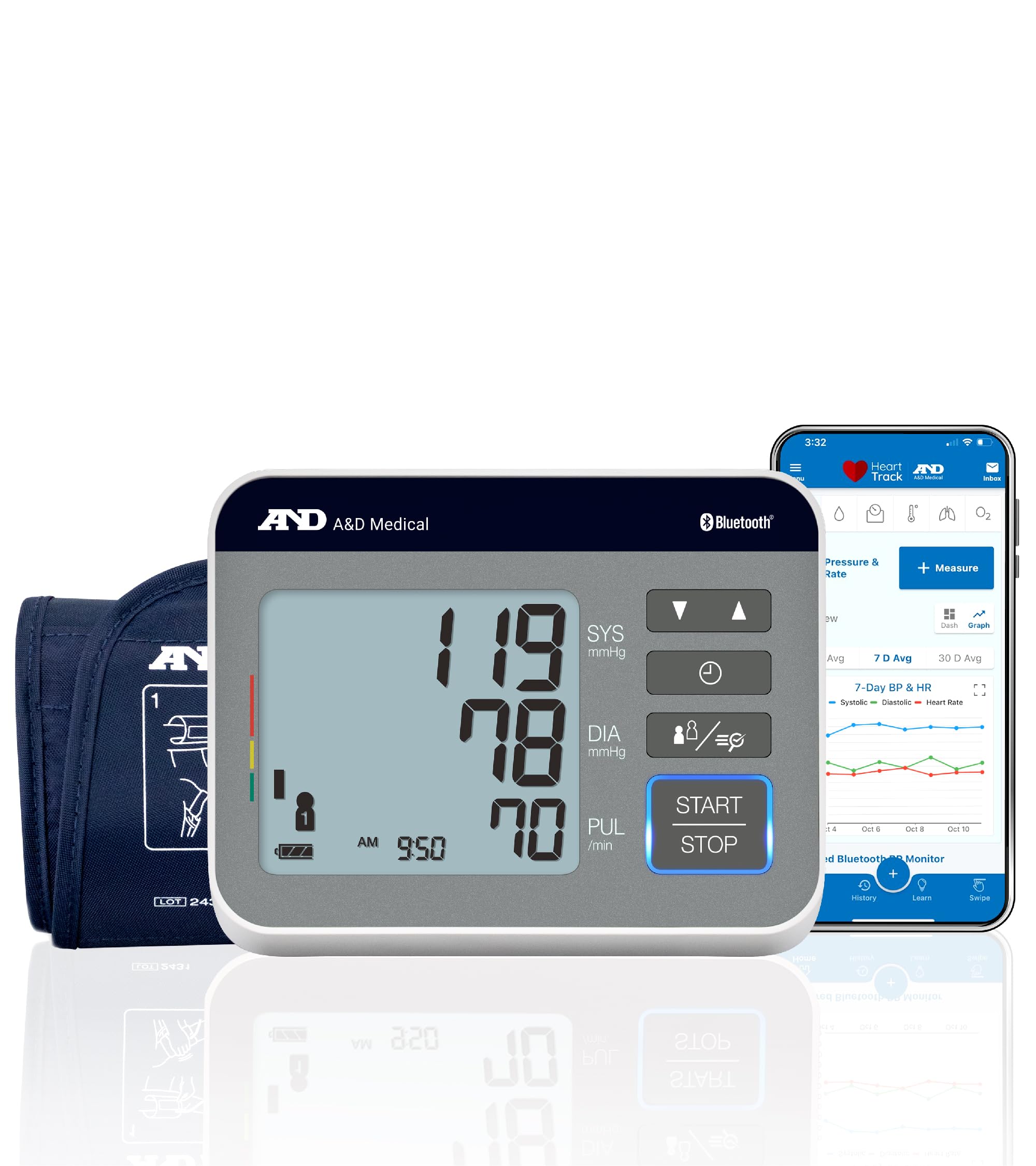 Premium Alternative: A&D Precision Check BP Monitor