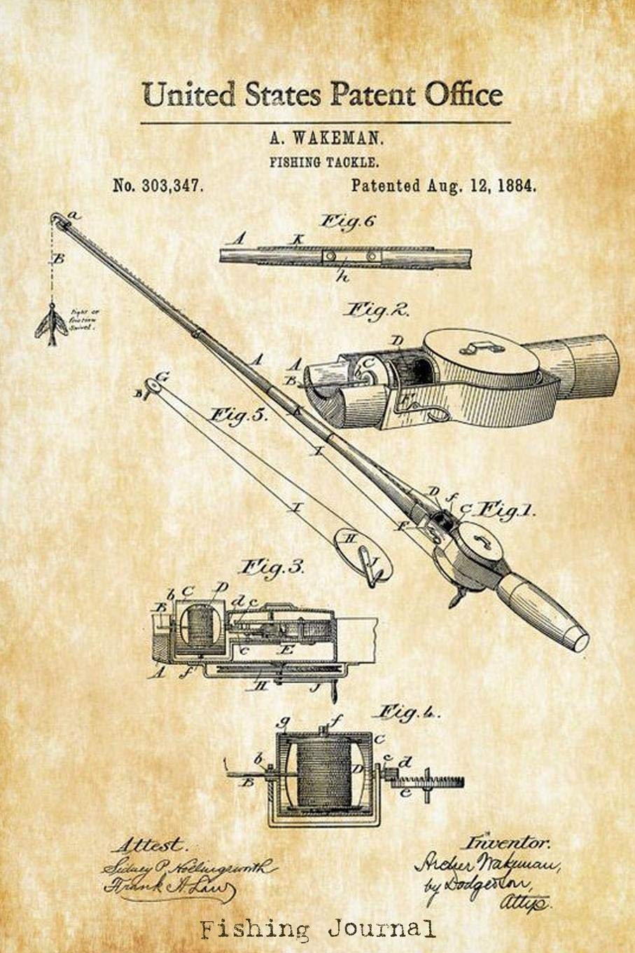 antique fishing pole