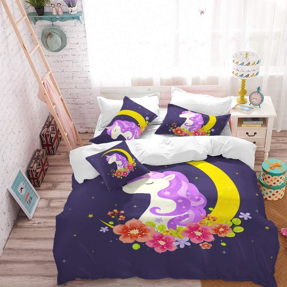 Best Unicorns Twin 3 Pc Bedding Sheet Set The Best Home