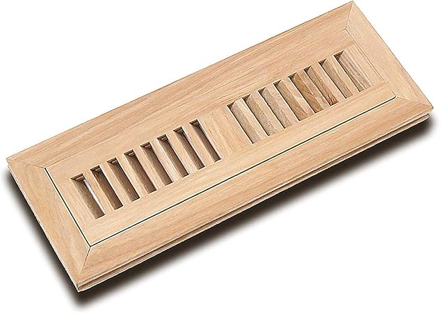 Welland 2x12 Inch Vents Hickory Wood Flush Mount Floor Register