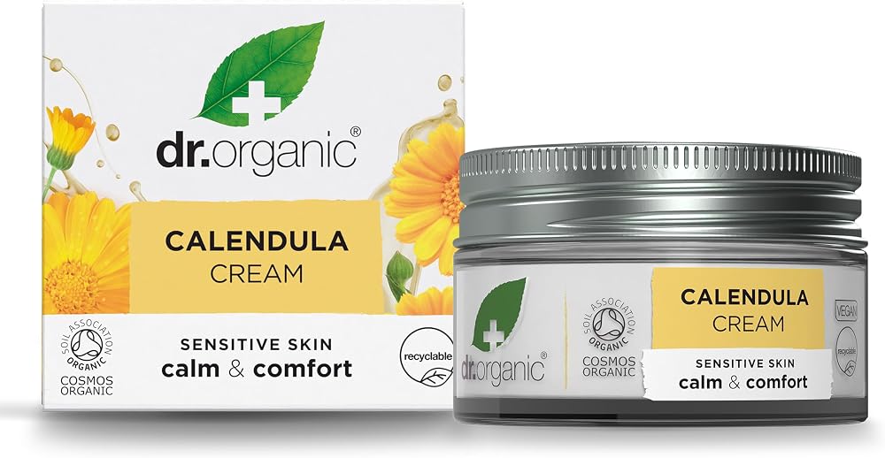 Dr Organic Calendula Cream Fragrance Free 50ml - Sensitive Skin Vegan