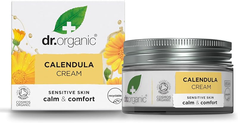 Dr Organic Calendula Cream Fragrance Free 50ml - Sensitive Skin Vegan