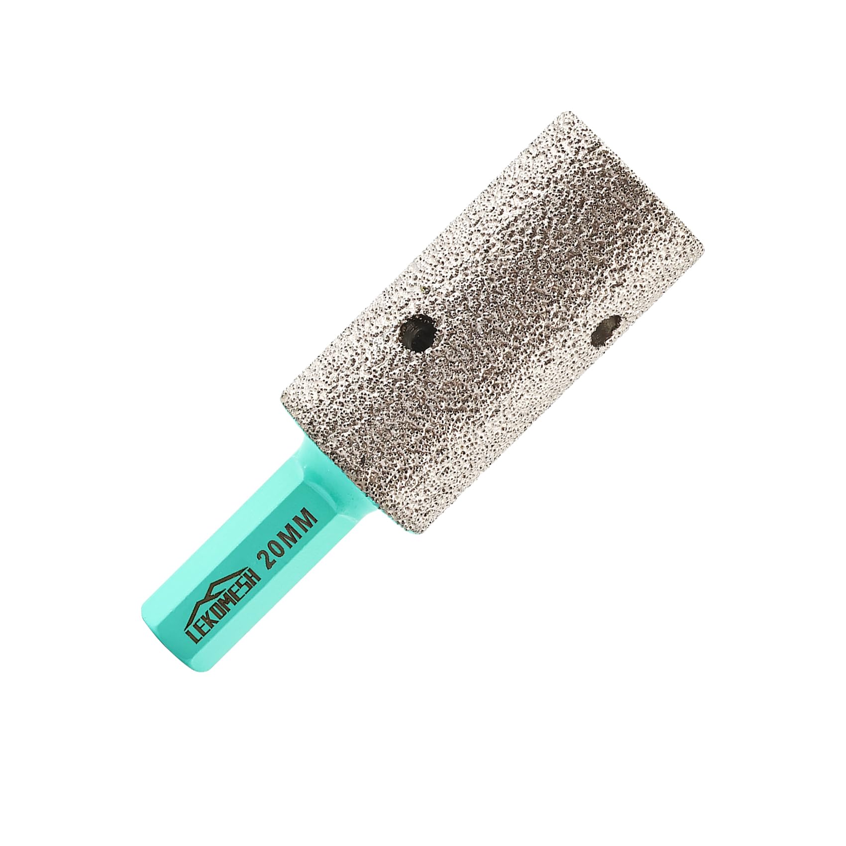 LEKOMESH Diamond Finger Milling Bits - 4/5"(20mm) x Hex Shank Electric Drill for Enlarging Grinding Edging Exsiting Holes of Porcelain Tile Ceramic Marble Granite