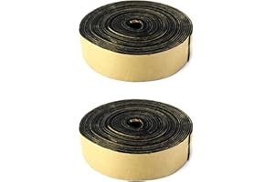 QWORK Pipe Wrap Insulation, 2Pack Waterproof Foam Insulation Tape Adhesive for Hot or Cold Pipes, 33 Ft Long x 2 Inch Wide x 