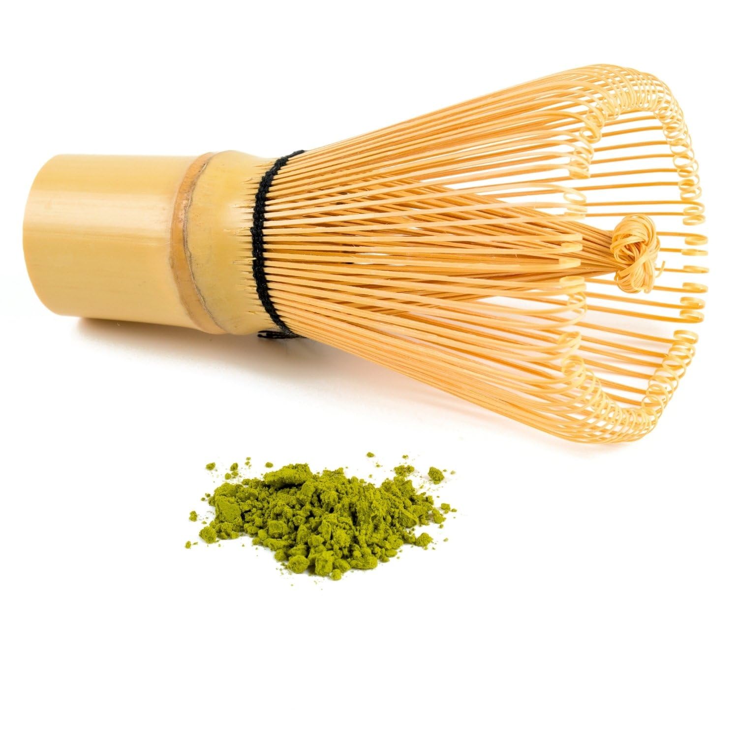 Keepaty Bamboo Matcha Whisk - 100 Prong Matcha Bamboo Whisk Green Tea Powder Whisk Japanese Hand Made