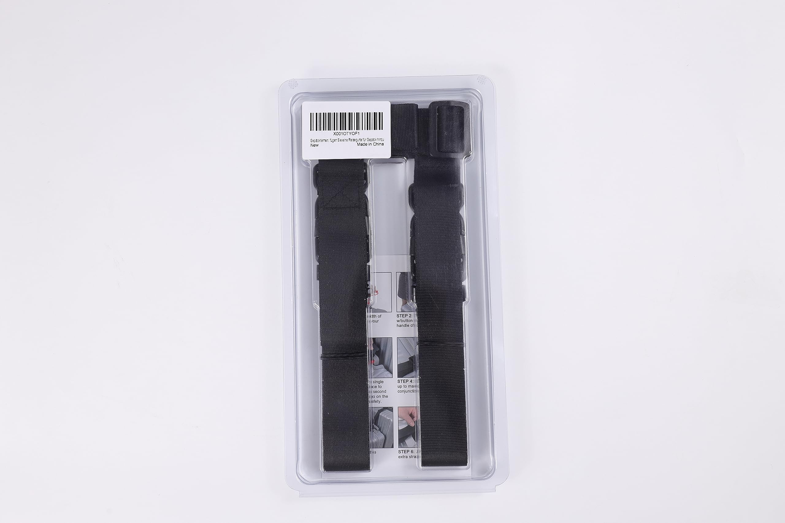 Vigorport Luggage Connector, Straps for Suitcase, Add A Bag Adjustable Attachment Accessories 1.25