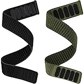 PBFairyy Watch Bands for Garmin Fenix 8 47mm/Fenix E 47mm/Fenix 7/Fenix 7 Pro/Fenix 6/Fenix 6 Pro/Fenix 5/5 Plus/Epix Gen 2/Approach S62/S60 Band,22mm Hook and Loop Quick Dry Nylon Strap Wristband