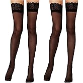 Lidogirl Lace Top Thigh High Stockings
